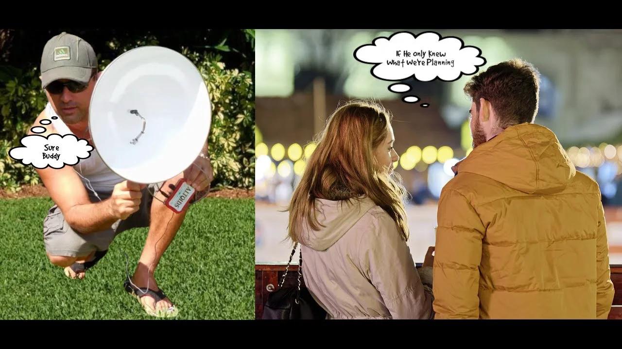 DIY Parabolic Microphone ~ LISTEN IN 300+ FEET AWAY!