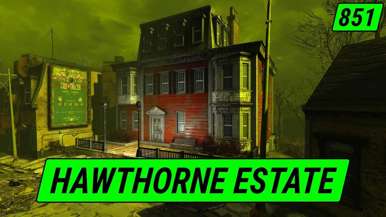 Mysterious Hawthorne Estate | Fallout 4 Unmarked | Ep. 851