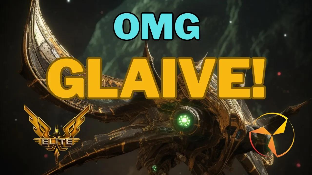 First Encounter with the new Thargoid Glaive Variant in Combat - Elite ...