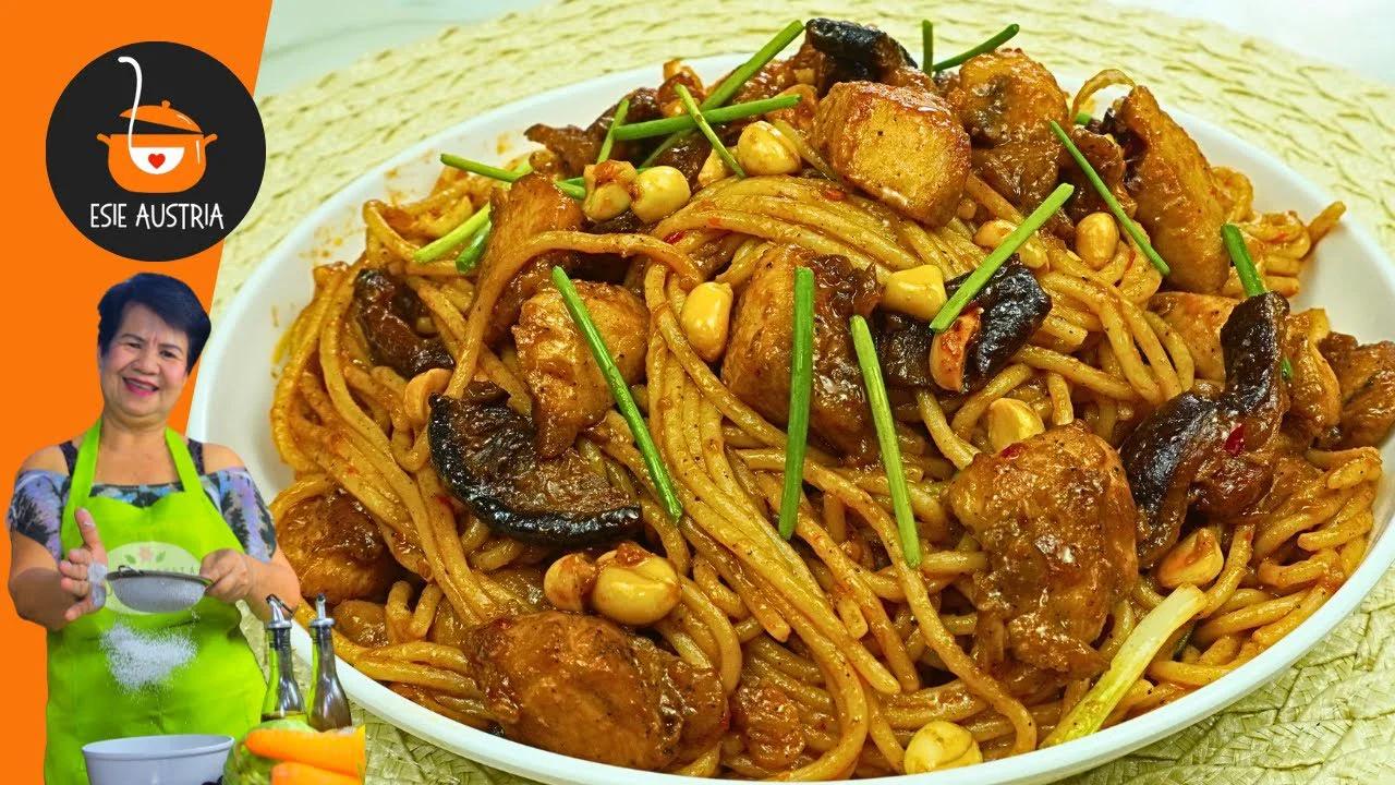 Charlie Chan Pasta Recipe | Easy Chicken Sweet and Spicy Pasta Recipe
