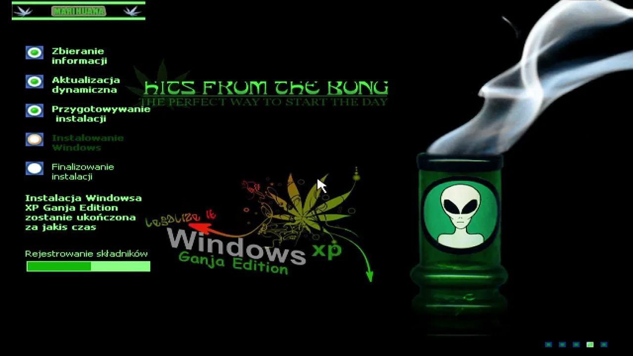 CrustyWindows' Bootleg of the Month | Windows XP Ganja Edition