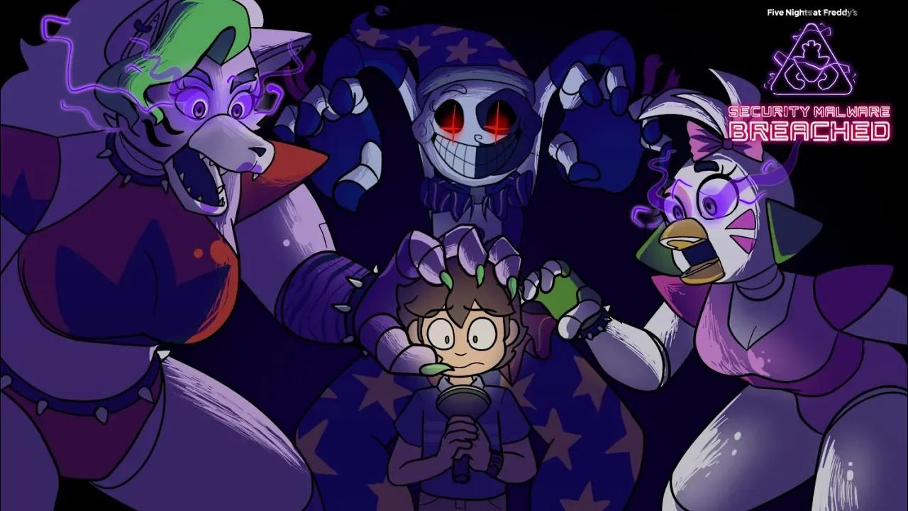 Gregory Saves Roxy Chica Sun & Moon | Security Malware Breach (FNAF ...