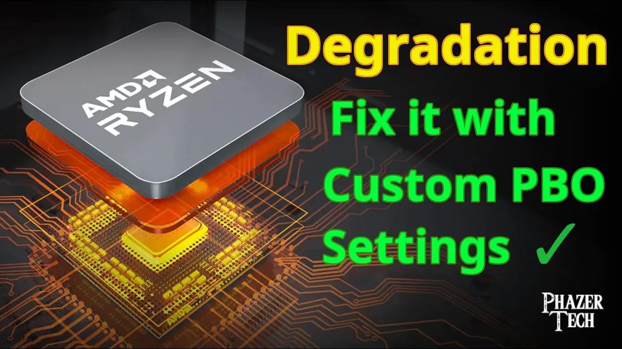 AMD Ryzen CPU Degradation - Fix Instability With Custom PBO Settings!