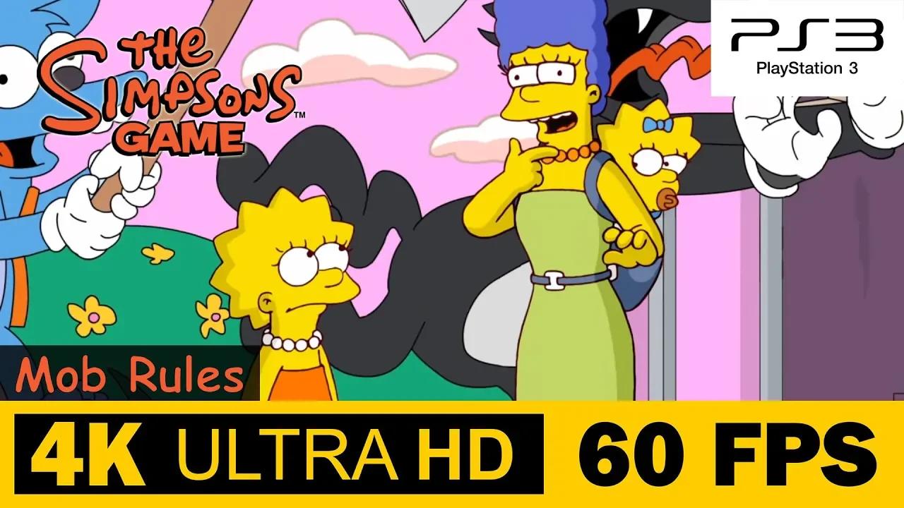 Mob Rules | The Simpsons Game | Walkthrough, No Commentary, PS3
