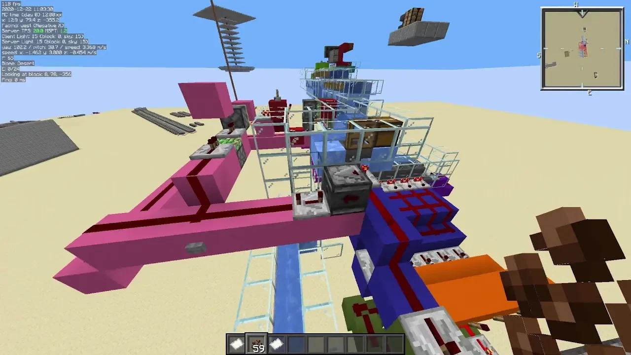 Mail System Protoype - Minecraft Redstone