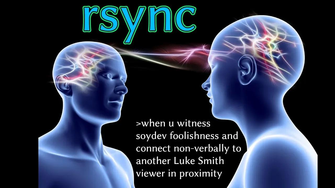 Rsync Is A Based File Sync Program If You Don T Use It You Re Wrong