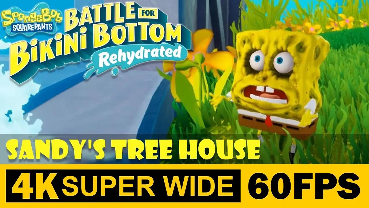 SANDY'S TREE HOUSE, SpongeBob SquarePants: Battle for Bikini Bottom ...