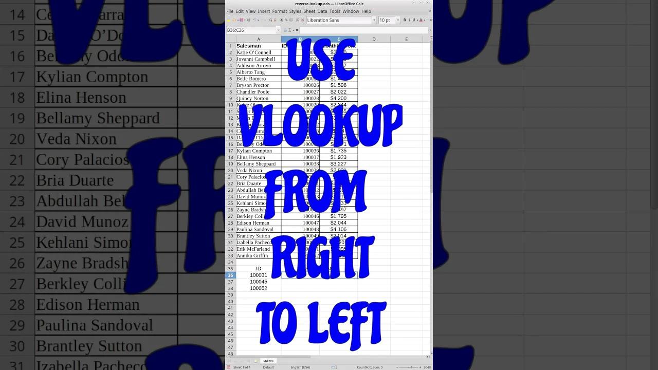 Excel Easy Vlookup