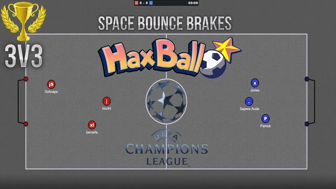 Haxball Space Bounce Brakes V3 Gameplay - Cup Tournament Match [4K 60FPS]