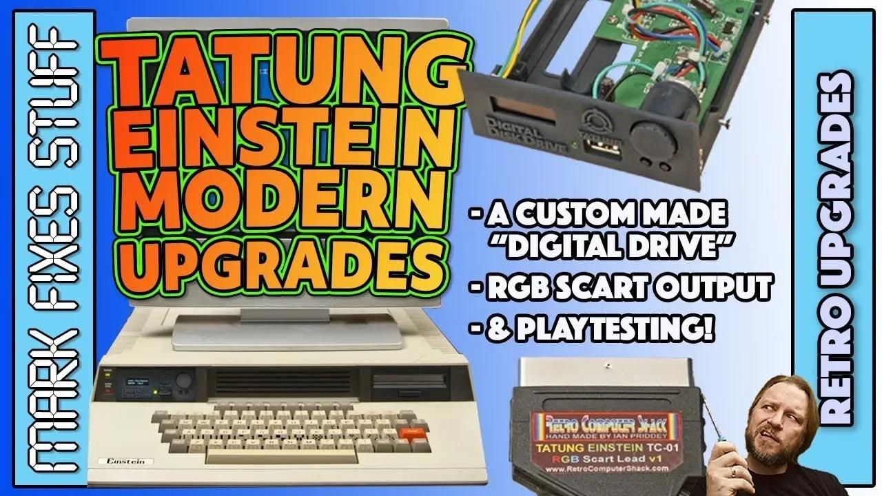 Tatung Einstein Modern Upgrades Playtest Custom Digital Disk Drive