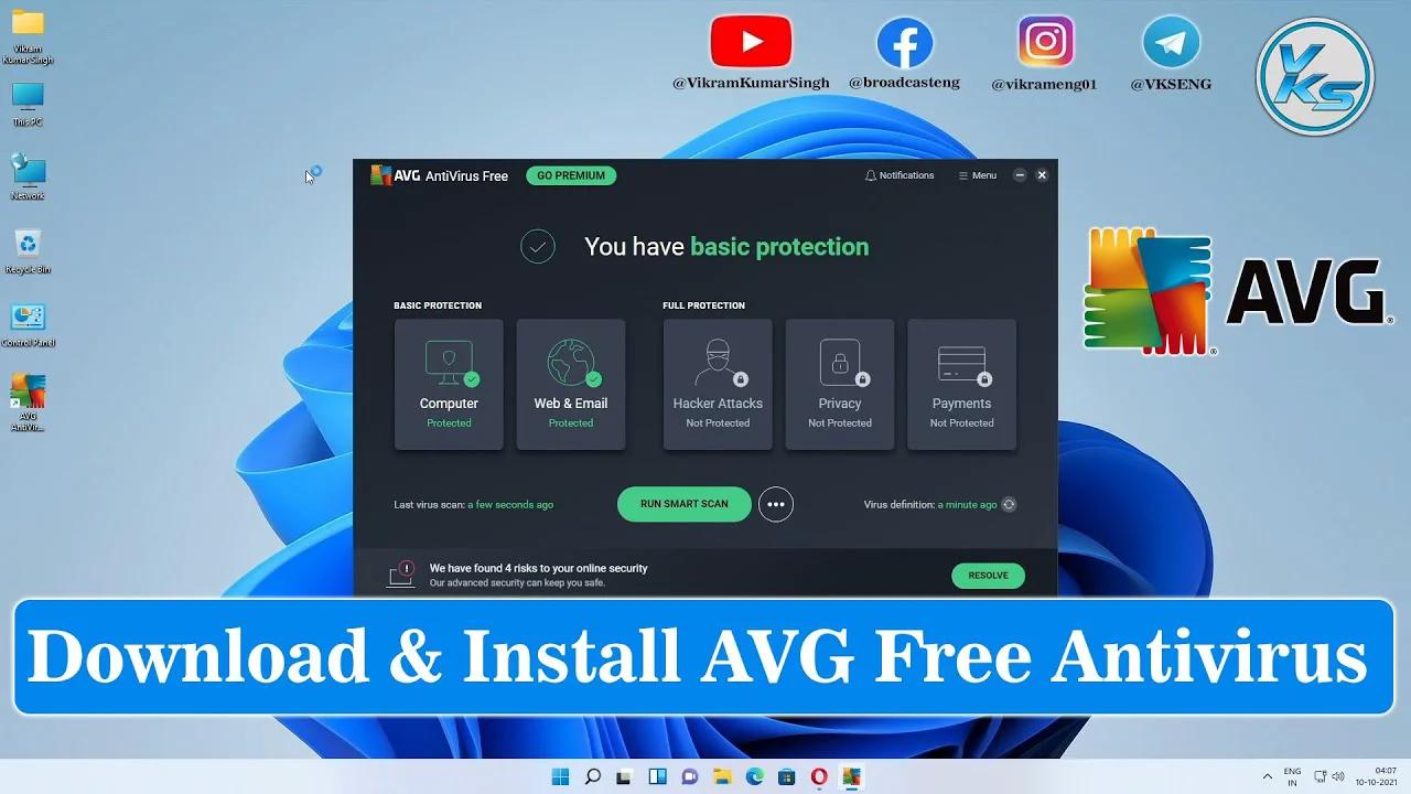 How To Download And Install AVG Free Antivirus On Windows 11/10