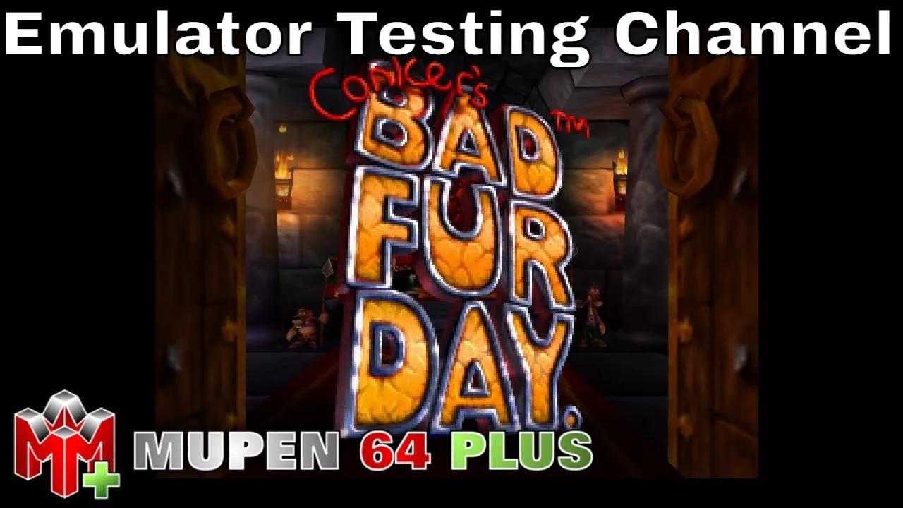 Conkers Bad Fur Day 4k Mupen64plus Nintendo 64 Emulator