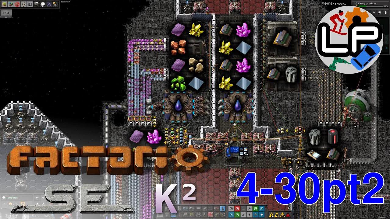 S4-E30 pt 2 - Crystal Mess - Laurence Plays Factorio: Space Exploration ...