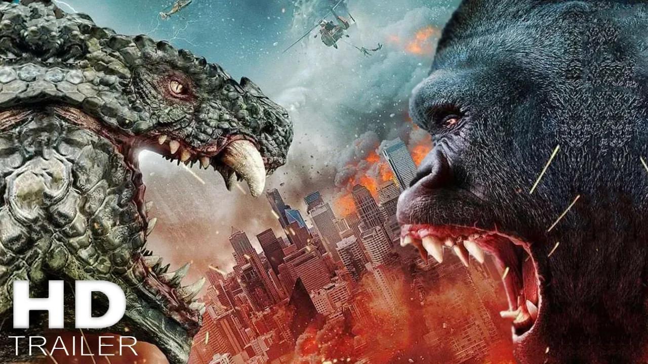 Монстр 2021. Ape vs Monster 2021. Обезьяна против монстра 2021. Ape vs. Monster фильм 2021. Обезьяна против монстра фильм 2021 кадры.