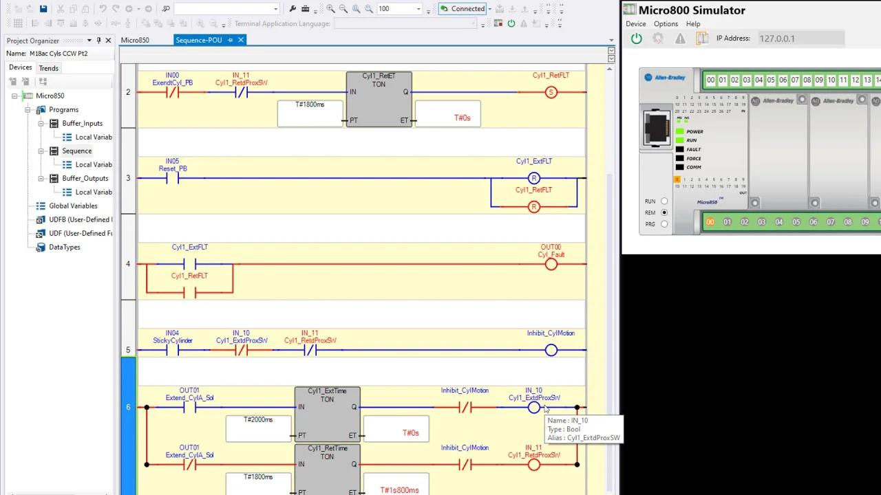 M18a - Connected Components Workbench w/Micro800 Part #2 3rd Edition