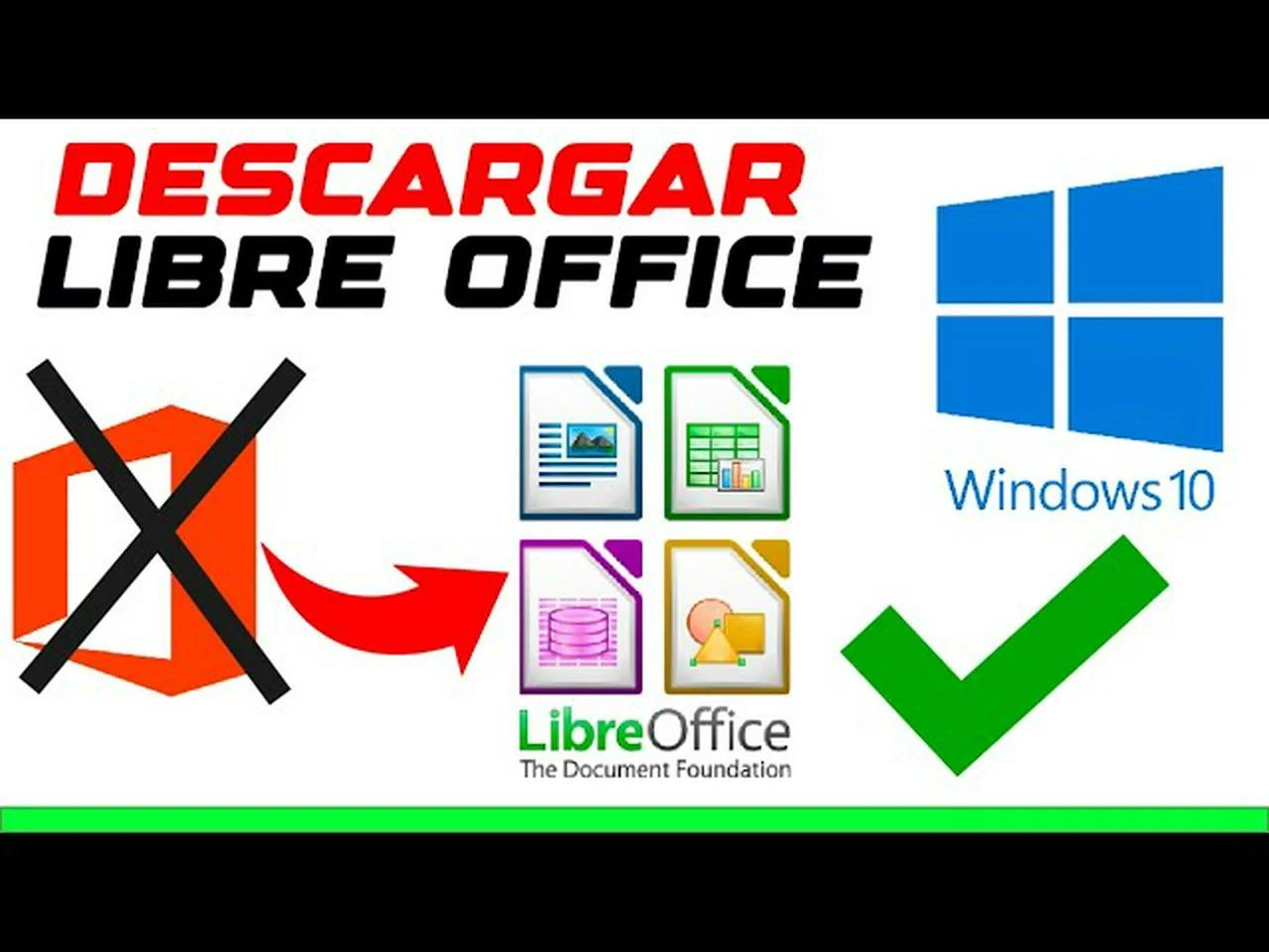 DESCARGAR LIBREOFFICE Para Windows 10 y 11 de 32 y 64 bits EN ESPAÑOL ...