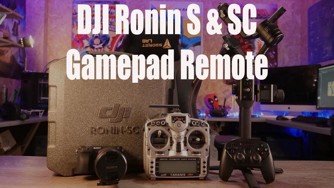 DJI Ronin SC & S Bluetooth Gamepad Remote Setup & Overview For PS4 ...