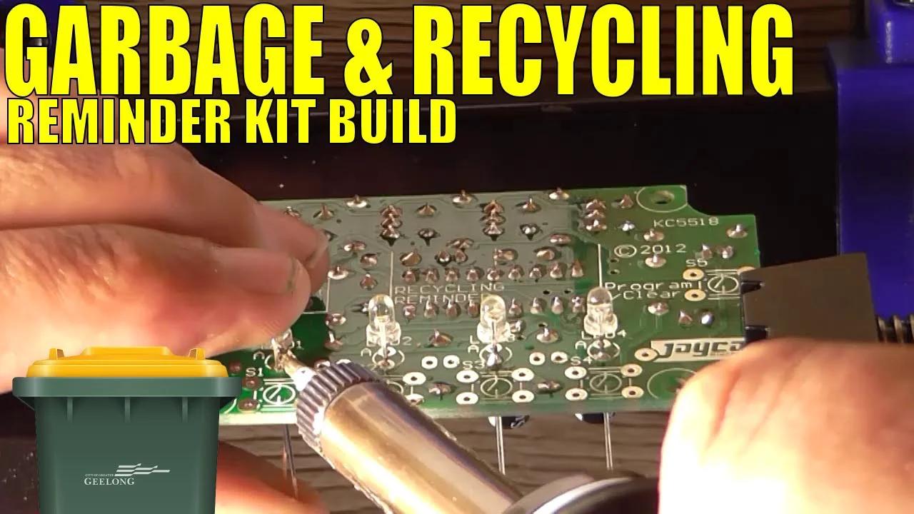 Garbage & Recycling Reminder Kit Build [KC-5518]