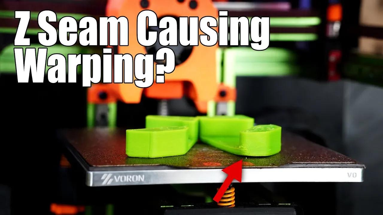 Is Your Z Seam Causing Your 3d Prints To Warp? (Not Just For Looks)