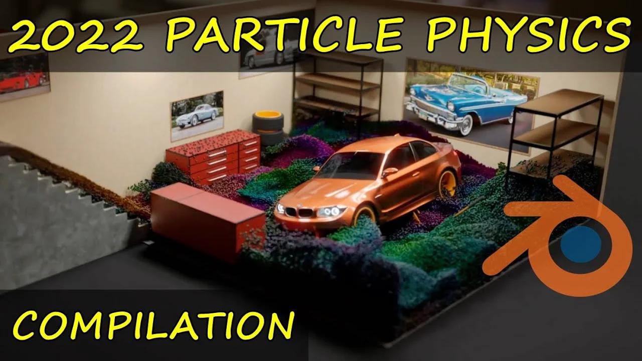 Blender Particle System Physics Sim 2022 Compilation