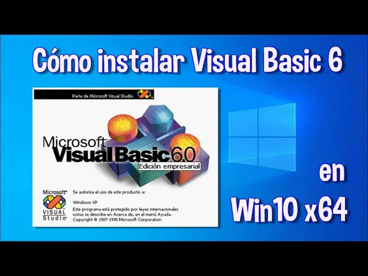 Cómo instalar Visual Basic 6 en Windows 10 de 64 bits | 2022 | GUÍA ...