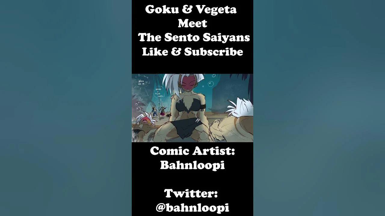 Goku & Vegeta Meets the Sento Saiyans | Dragon Ball Comic Dub