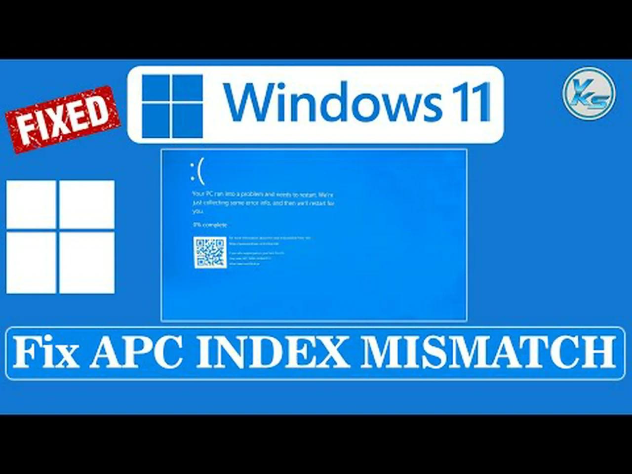 How To Fix Windows 11 Black Screen APC INDEX MISMATCH [SOLUTION]