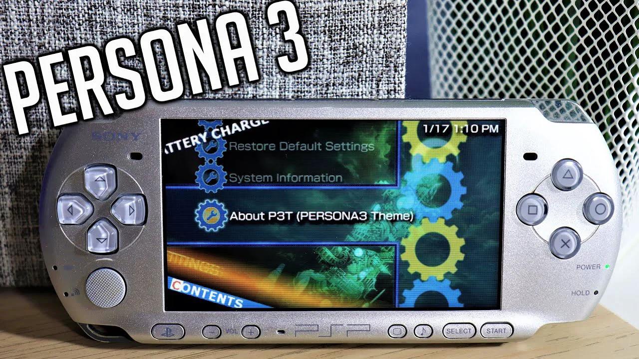 Persona 3 Custom PSP DYNAMIC Theme | Beautiful CXMB Showcase | Download ...