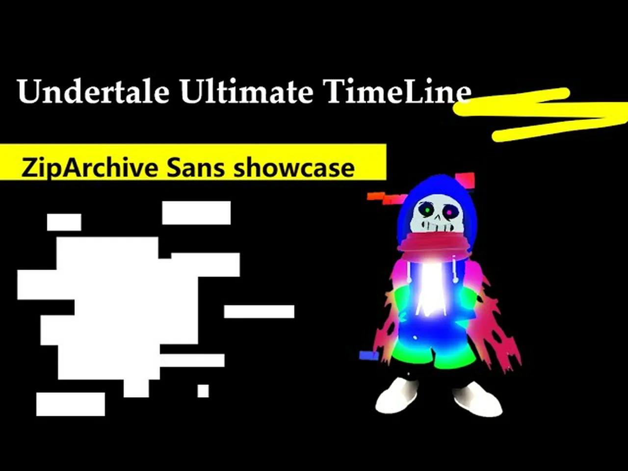 [Roblox Undertale Ultimate TimeLine] ZipArchive Sans showcase