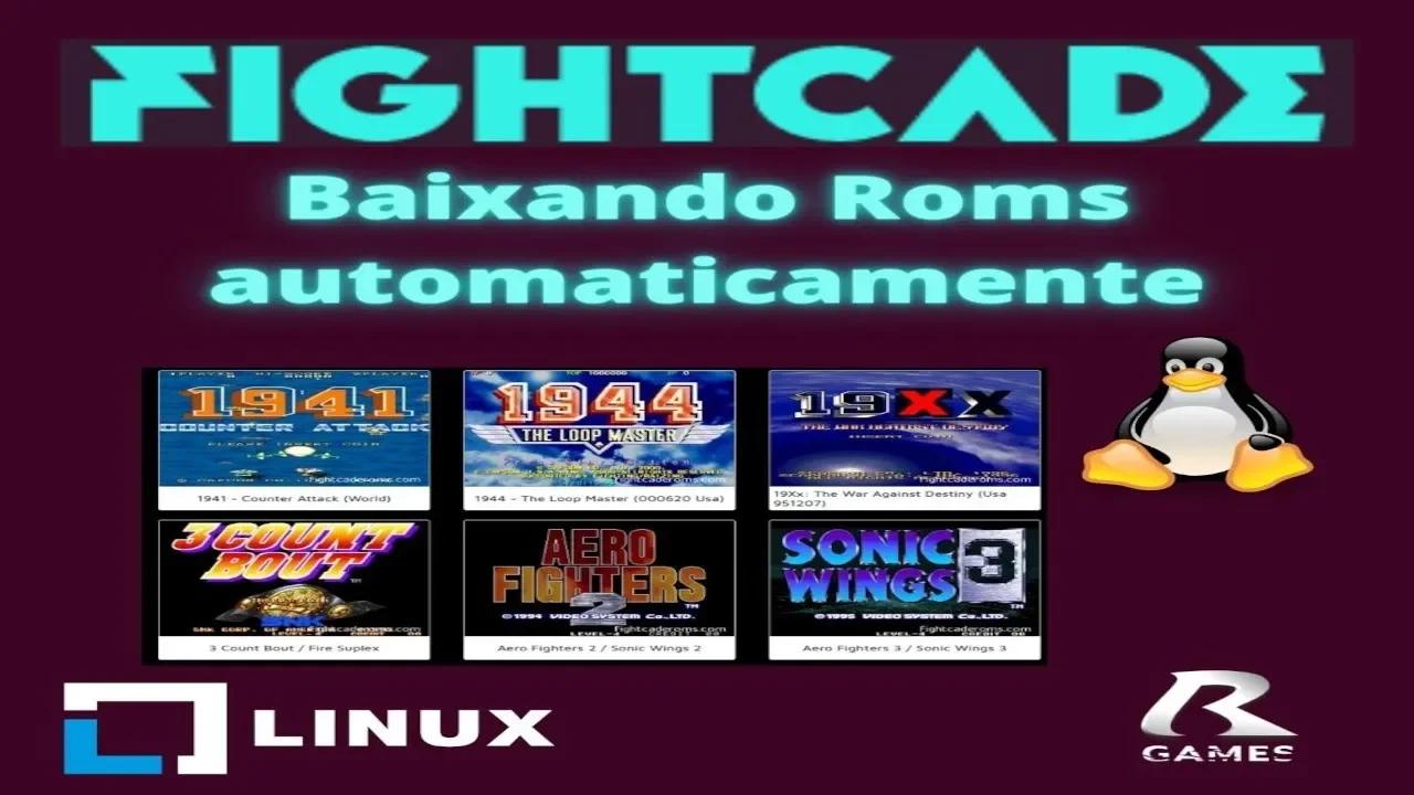 Fightcade esquema pra baixar as Roms automaticamente .(Linux)