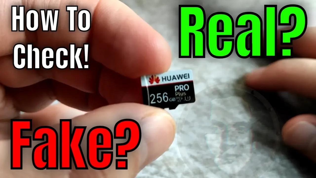 How to Identify and Test Fake Memory Cards
