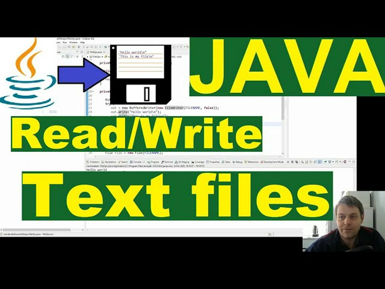 Java Text files