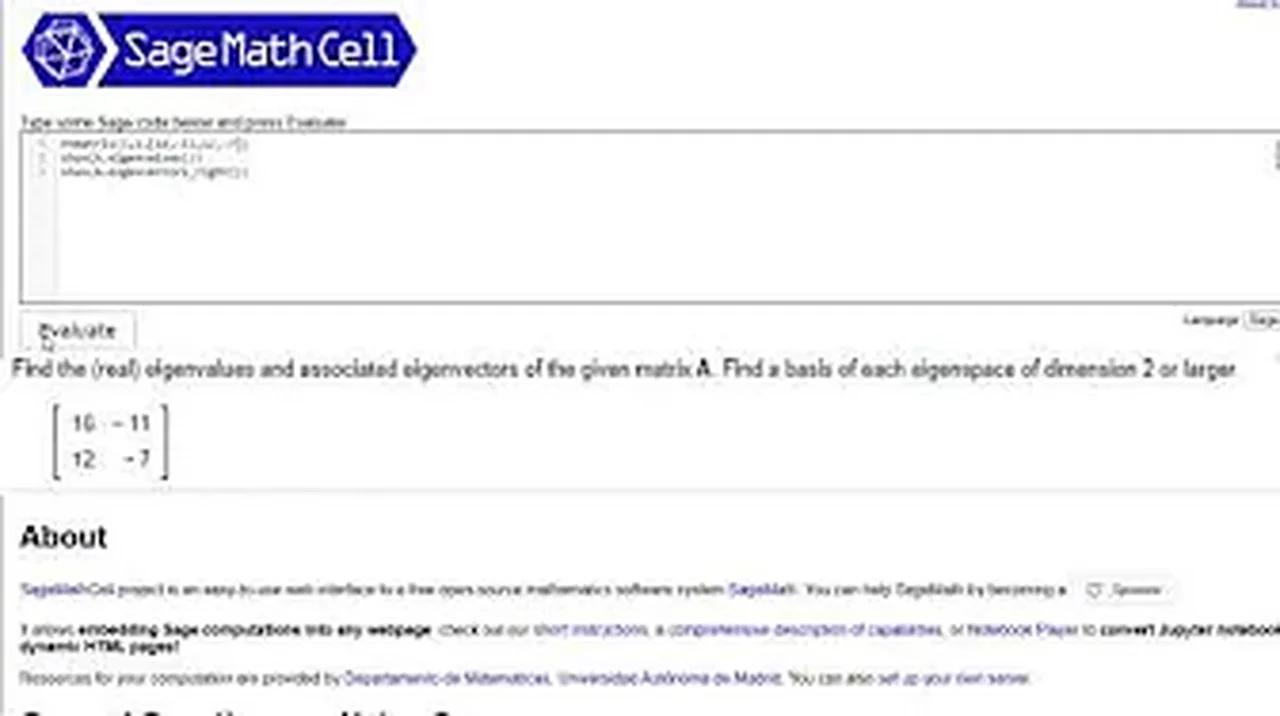 how-to-use-sagemath-to-find-the-eigenvalue-eigenvector-and-eigenspace