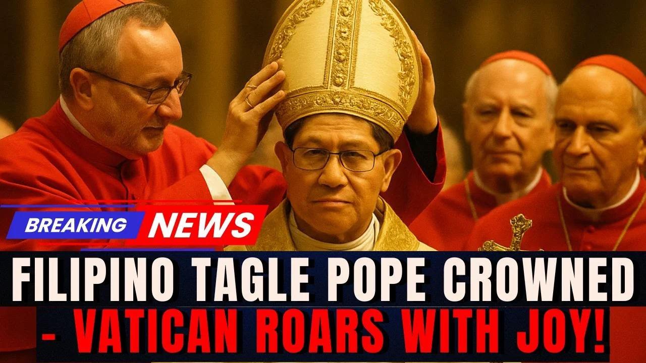 BREAKING: Filipino Tagle Pope Crowned – Vatican Roars with Joy!
