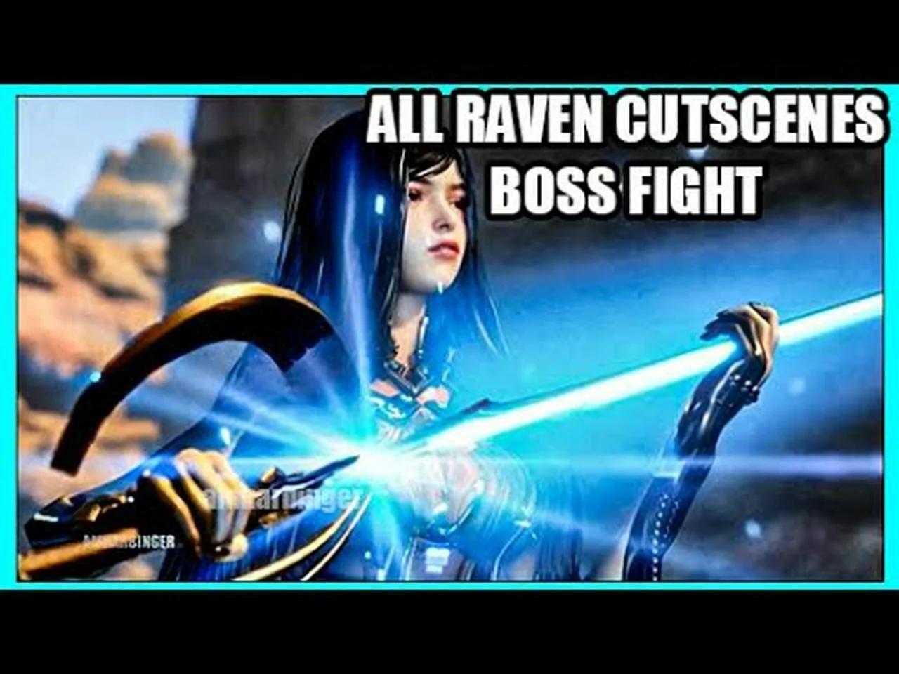 Stellar Blade All Raven Cutscenes and Boss Fights - Raven vs Eve