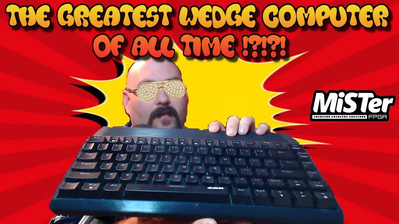FPGA MISTer Custom Retro Wedge Desktop Computer - Fun and Functional!
