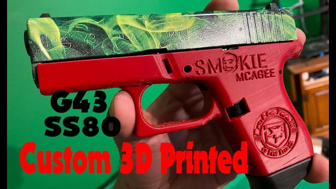 3D Printed Glock 43 Cleanup and Fitting! SS80 on the Ender 3 v2