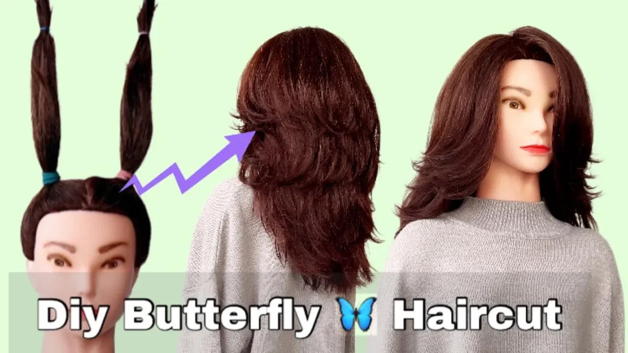 DIY✂️How To Let Flow Your LongThick Hair / Butterfly 🦋 Haircut/ tutorial/