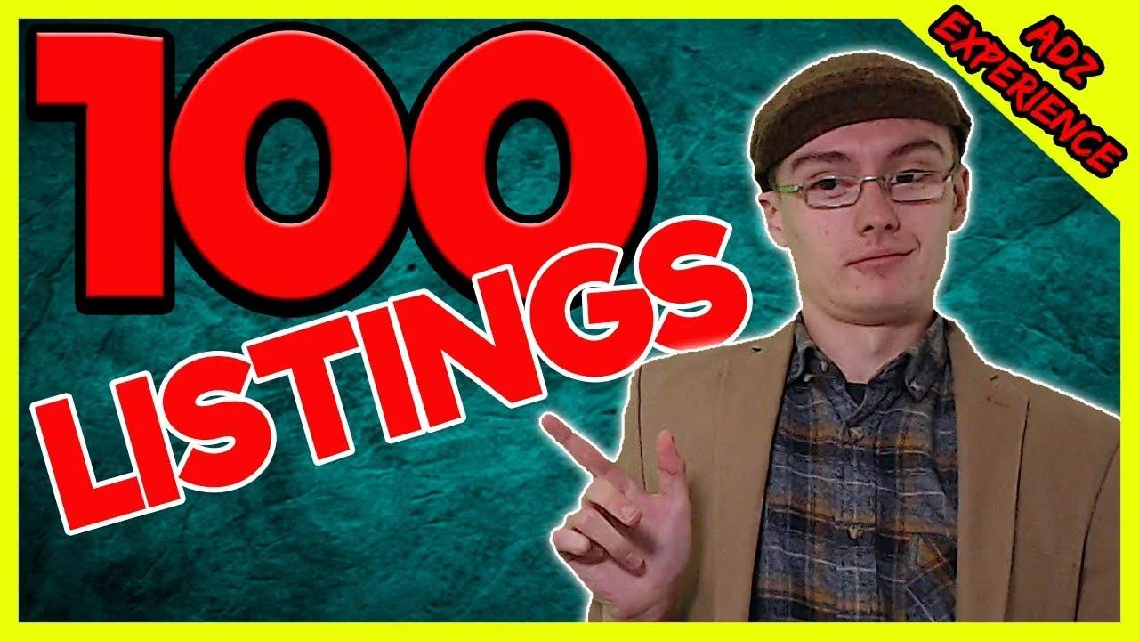 DOING 103 EBAY LISTINGS IN 9 HOURS