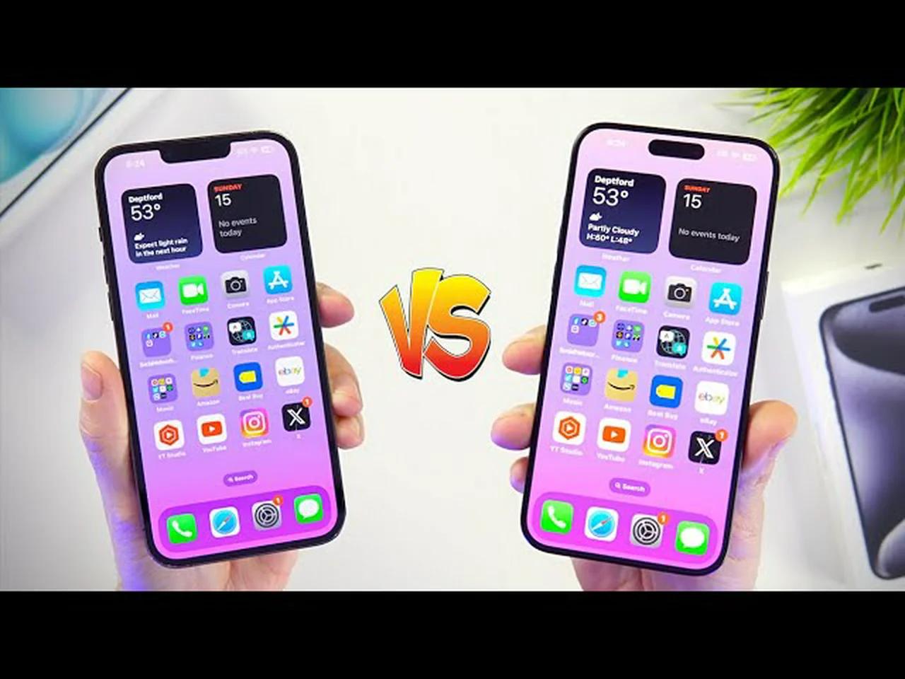 iphone 15 and 13 pro max difference