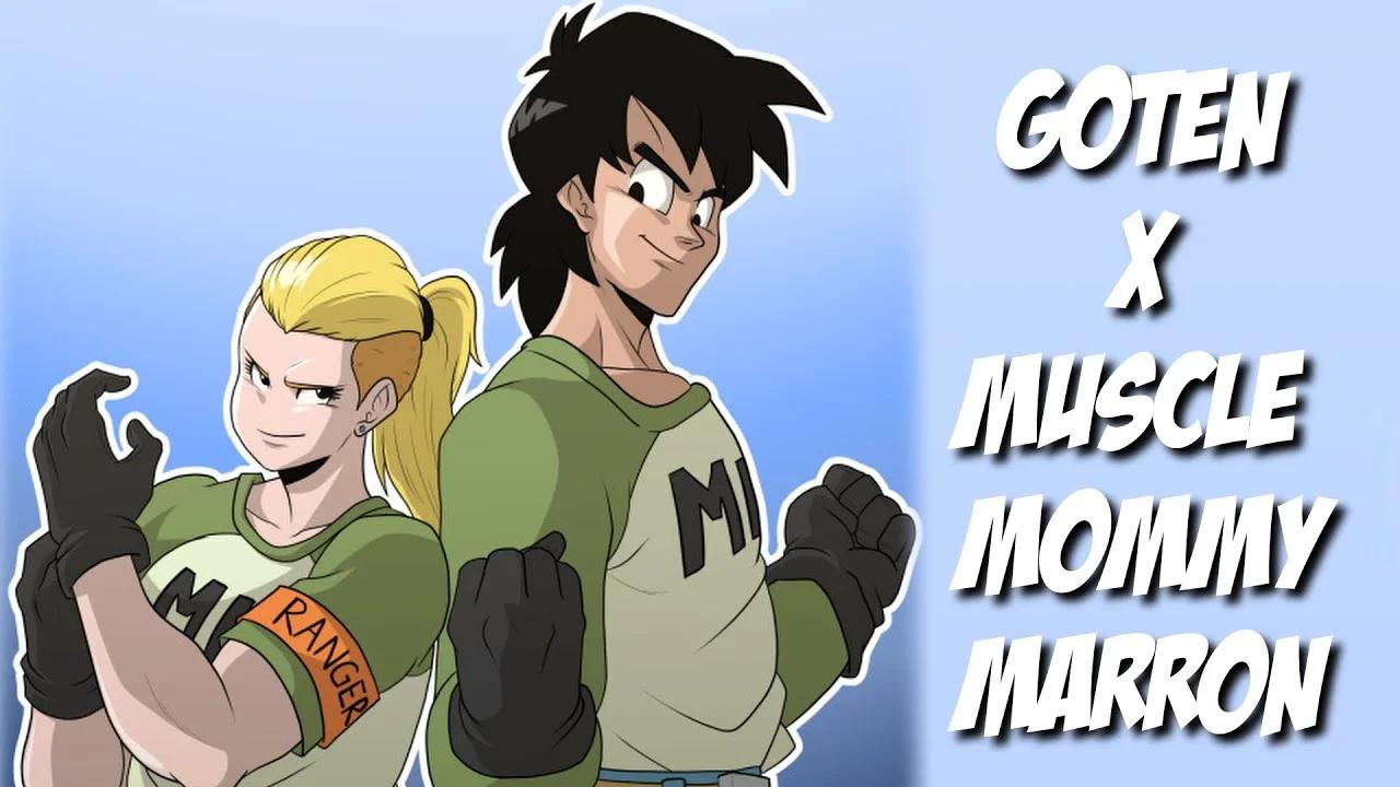 Goten X Muscle Mommy Marron Dbz Comic Dub