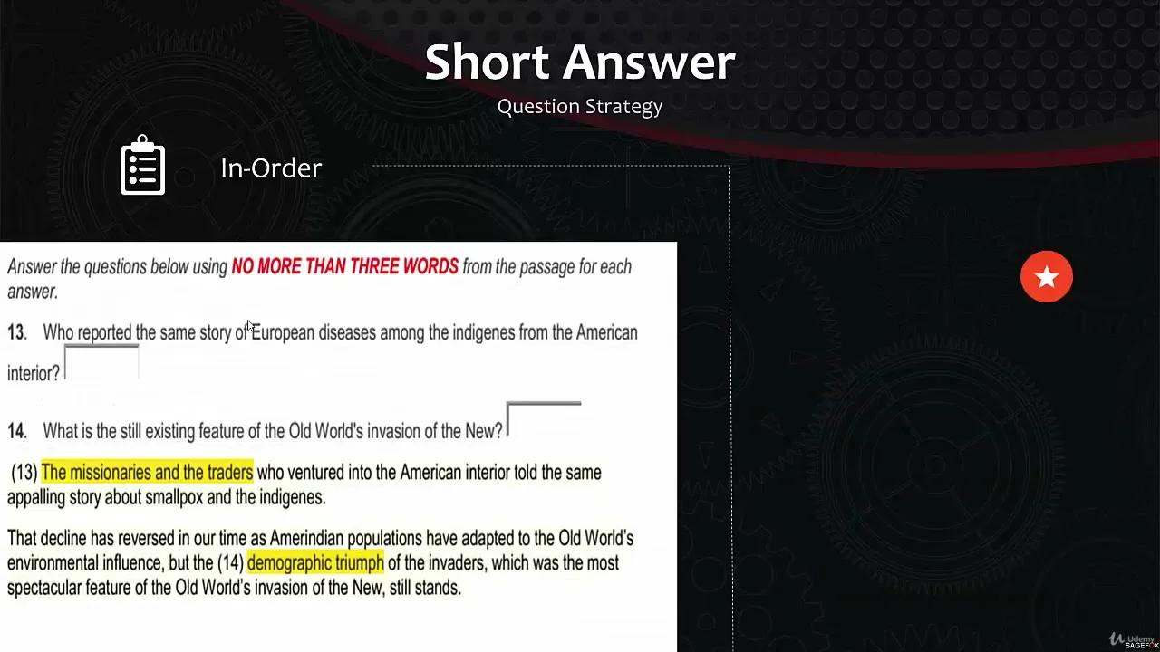 6 Short Answer Question Strategy Tactics And Analysis