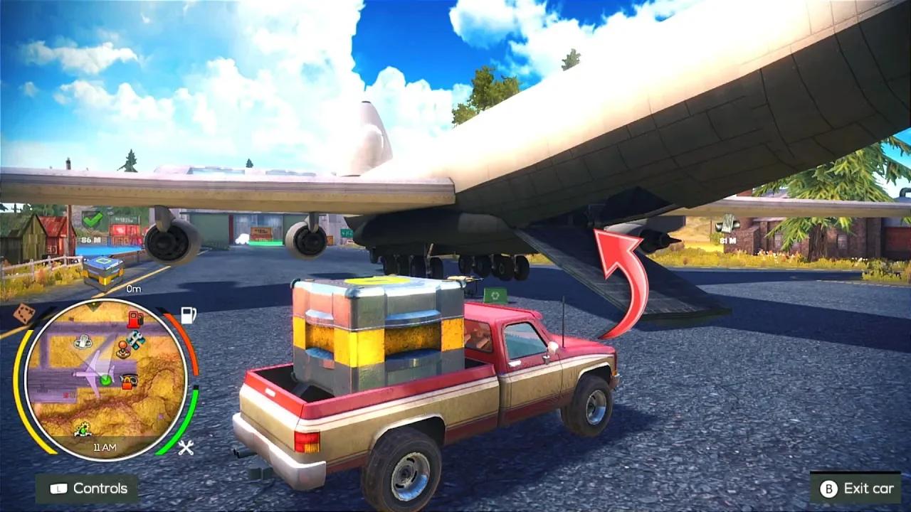 Loading Heavy Boxes In Big Cargo Plane By Pickup | Off The Road ...
