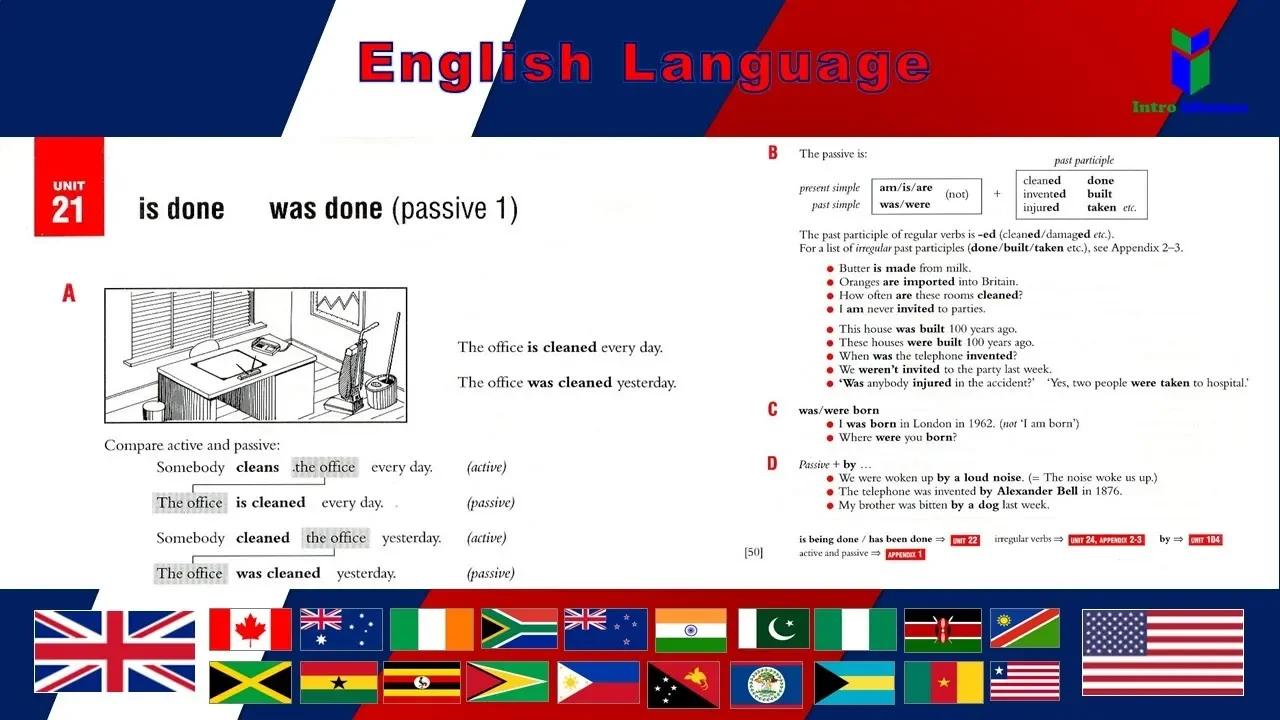 Unit 021 - (is done was done) - Essential Grammar in Use Cambridge