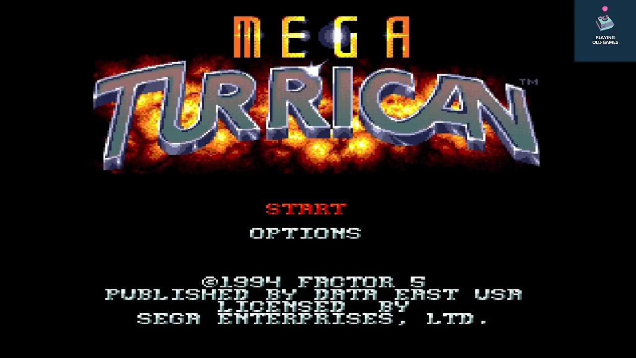 Sega Genesis Mega Turrican Shortplay 
