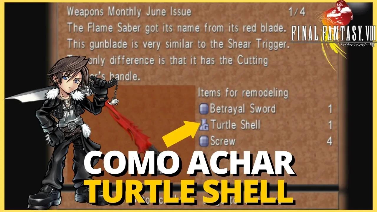 COMO ENCONTRA TURTLE SHELLS FINAL FANTASY 8 REMASTERED