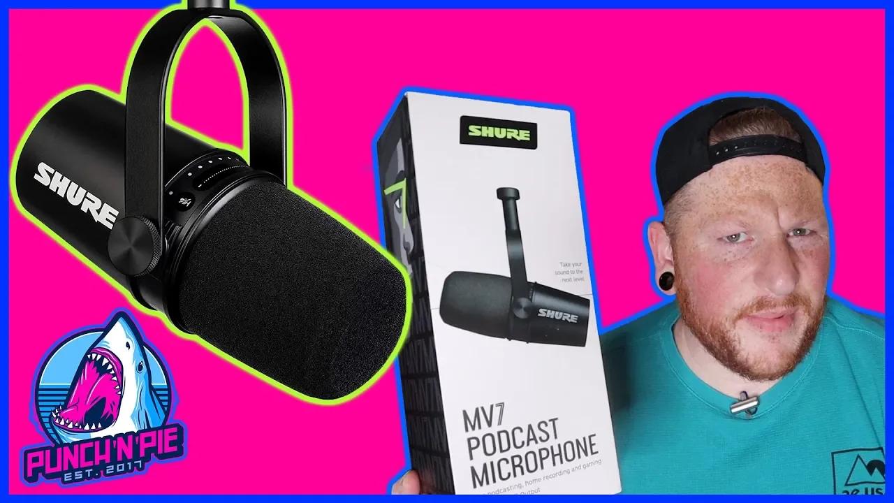 Shure Mv7 Usb Podcast Microphone Unboxing Setup And Review
