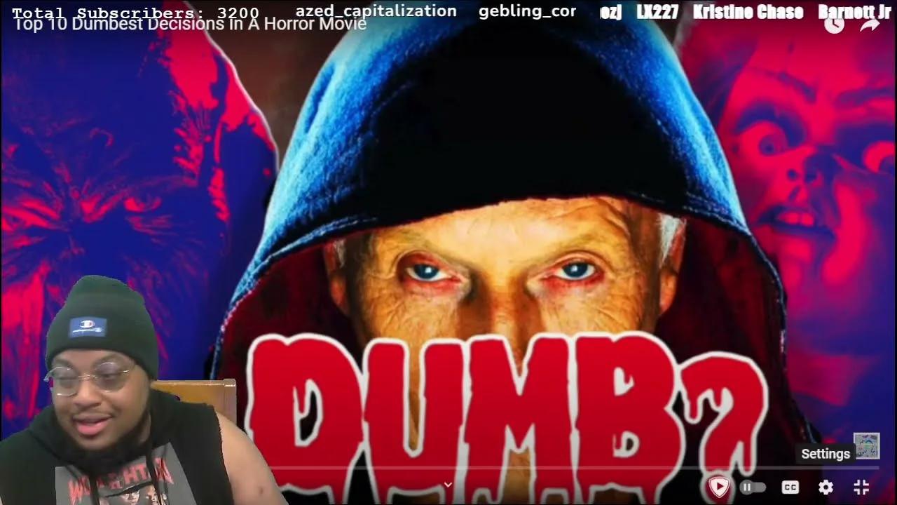 Top 10 Dumbest Decisions In Horror Movies Reaction