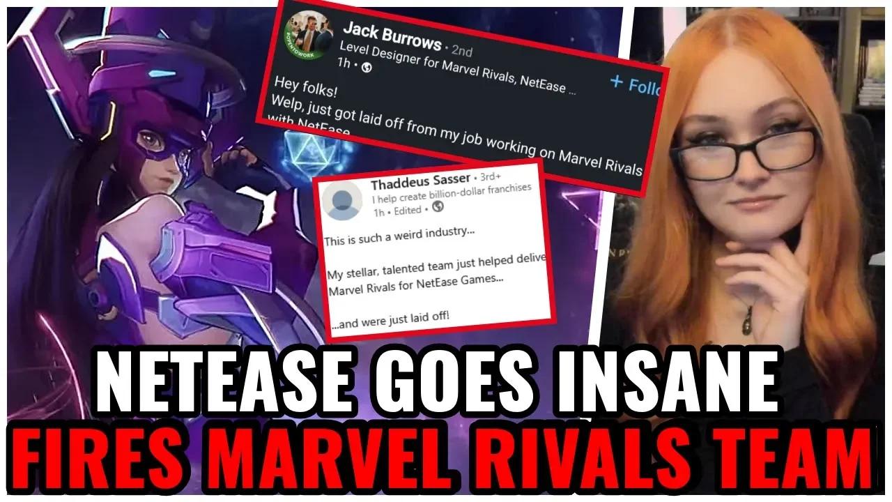 ENTIRE Marvel Rivals Team FIRED!? Director & Level Designer Confirm ...