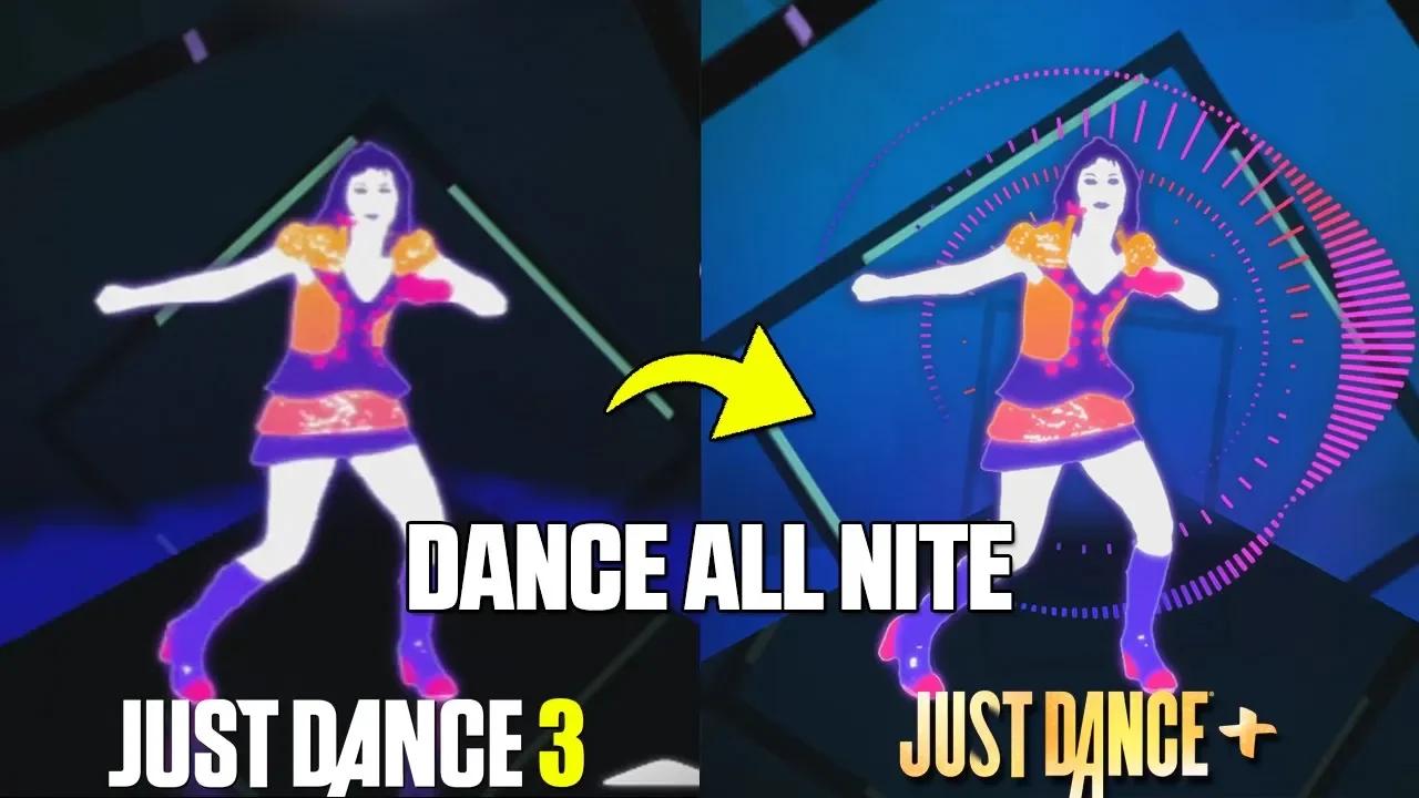 Just Dance Comparison Dance All Nite Jd3 X Jd